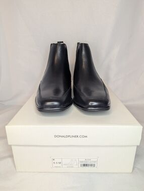 NIB Donald Pliner Gunter Leather Boots Men's Size 8.5